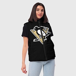 Женский жилет Pittsburgh Penguins: Malkin, цвет: 3D-черный — фото 2