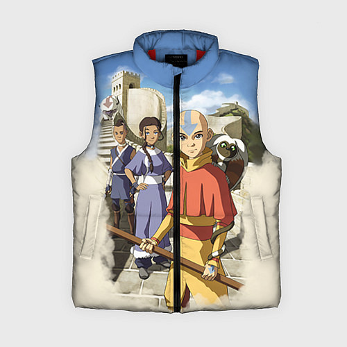 Женский жилет Легенда об Аанге / 3D-Красный – фото 1