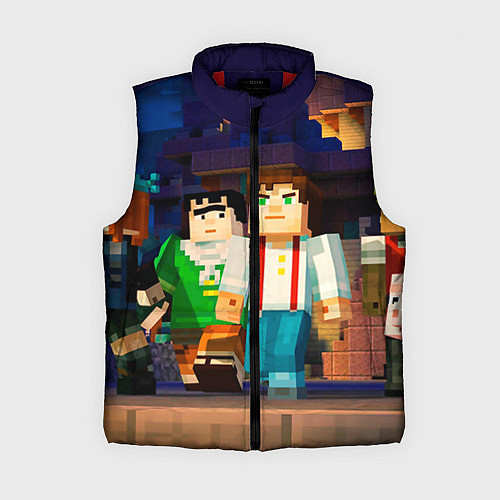 Женский жилет Minecraft Men's / 3D-Красный – фото 1