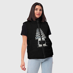 Женский жилет Космонавт 2, цвет: 3D-черный — фото 2