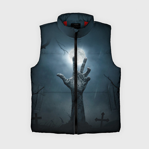 Женский жилет Рука зомби / 3D-Красный – фото 1