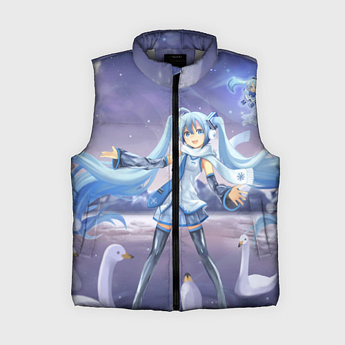 Женский жилет Hatsune Miku / 3D-Светло-серый – фото 1