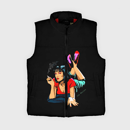 Женский жилет Pulp Fiction: Mia Wallace / 3D-Красный – фото 1
