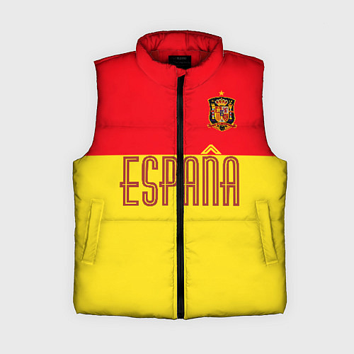 Женский жилет Сборная Испании: Евро 2016 / 3D-Красный – фото 1