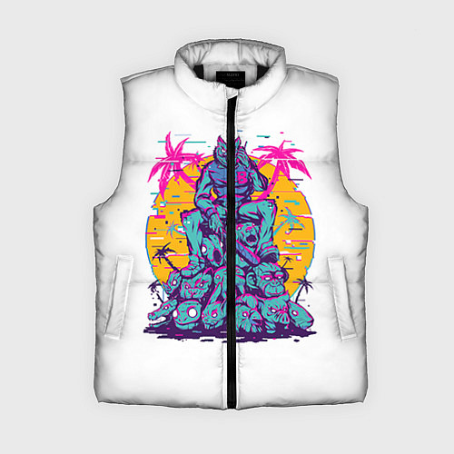 Женский жилет Hotline Miami: Throne / 3D-Черный – фото 1