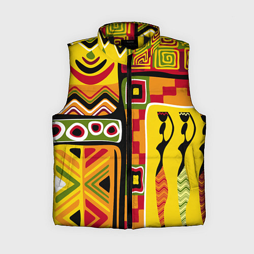 Женский жилет Африка / 3D-Черный – фото 1