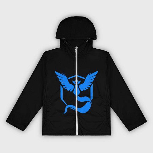 Женская ветровка Pokemon Blue Team / 3D-Белый – фото 1