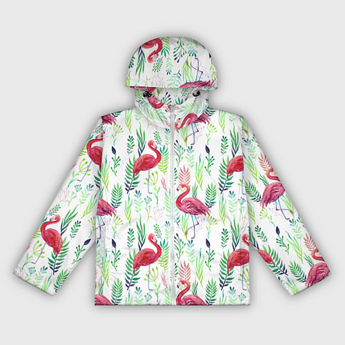 Женская ветровка Цветы и бабочки 2 / 3D-Белый – фото 1