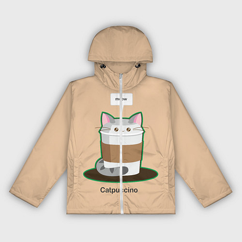 Женская ветровка Catpuccino / 3D-Белый – фото 1