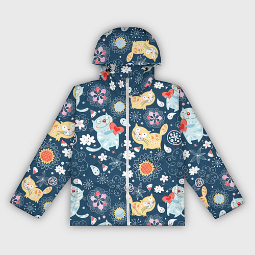 Женская ветровка Котята / 3D-Белый – фото 1