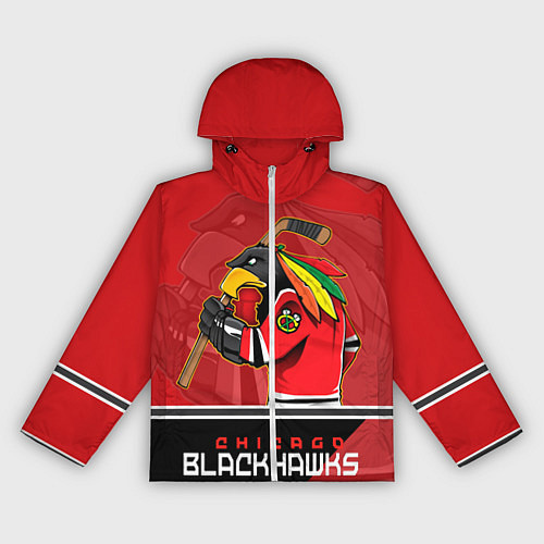 Женская ветровка Chicago Blackhawks / 3D-Белый – фото 1