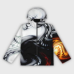 Ветровка с капюшоном женская Abrupt, цвет: 3D-черный