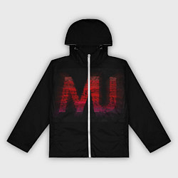 Ветровка с капюшоном женская Manchester United team, цвет: 3D-белый