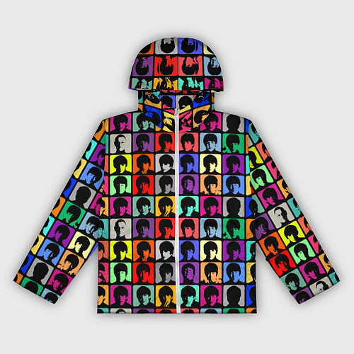 Женская ветровка The Beatles: pop-art / 3D-Белый – фото 1