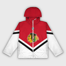 Ветровка с капюшоном женская NHL: Chicago Blackhawks, цвет: 3D-белый