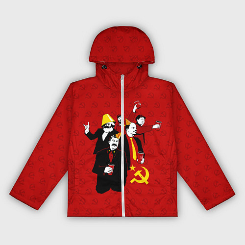 Женская ветровка Communist Party / 3D-Белый – фото 1