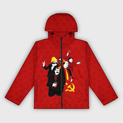 Ветровка с капюшоном женская Communist Party, цвет: 3D-черный