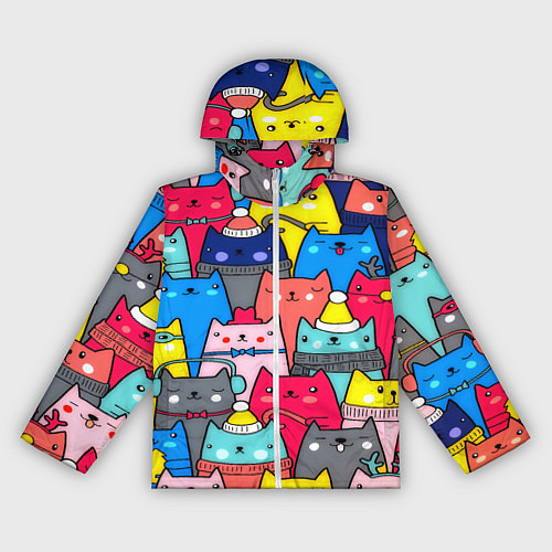 Женская ветровка Отряд котиков / 3D-Белый – фото 1