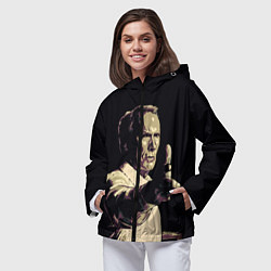 Ветровка с капюшоном женская Гран Торино, цвет: 3D-черный — фото 2