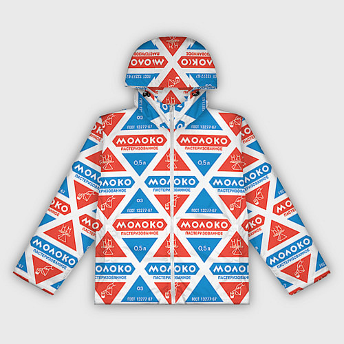 Женская ветровка Молоко пастеризованное / 3D-Белый – фото 1