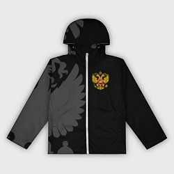 Ветровка с капюшоном женская Russia - Black collection, цвет: 3D-белый