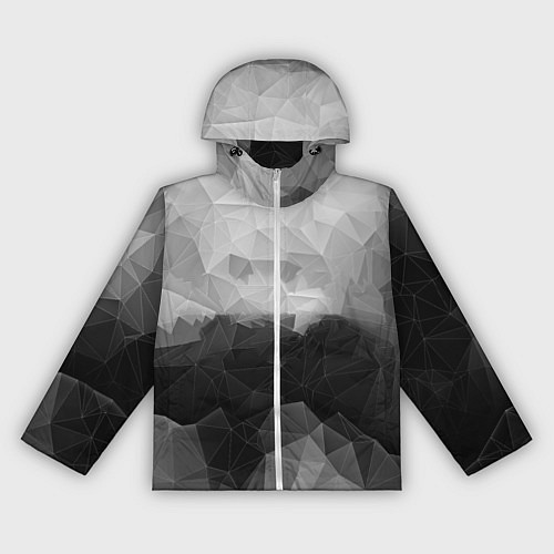 Женская ветровка Polygon gray / 3D-Белый – фото 1
