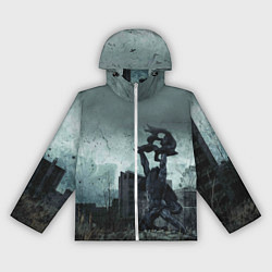 Ветровка с капюшоном женская STALKER: Pripyat, цвет: 3D-белый
