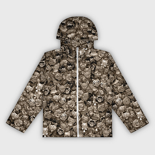 Женская ветровка Зомби котики / 3D-Белый – фото 1