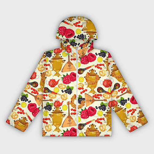 Женская ветровка Народная кухня / 3D-Белый – фото 1