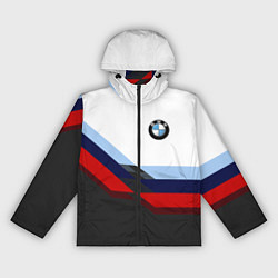 Ветровка с капюшоном женская BMW M SPORT, цвет: 3D-черный