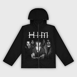 Ветровка с капюшоном женская HIM Rock, цвет: 3D-черный