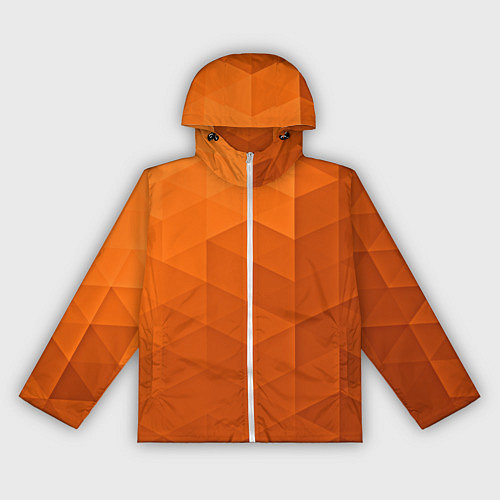Женская ветровка Orange abstraction / 3D-Белый – фото 1