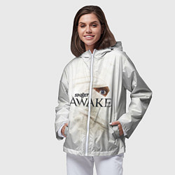 Ветровка с капюшоном женская Skillet: Awake, цвет: 3D-белый — фото 2