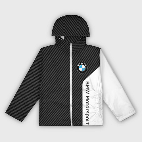 Женская ветровка BMW CARBON БМВ КАРБОН / 3D-Белый – фото 1