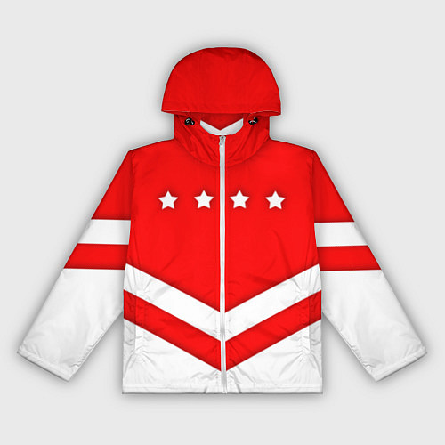 Женская ветровка Звезды Спартака / 3D-Белый – фото 1