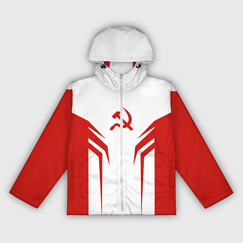 Женская ветровка СССР воин / 3D-Белый – фото 1