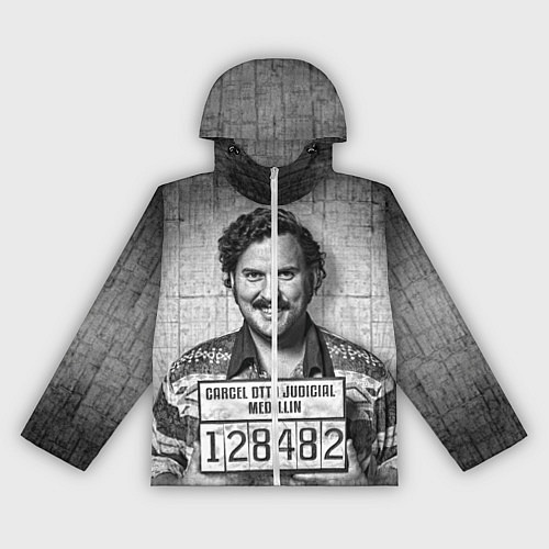 Женская ветровка Пабло Эскобар / 3D-Белый – фото 1