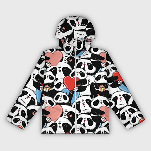 Женская ветровка Милые панды / 3D-Белый – фото 1