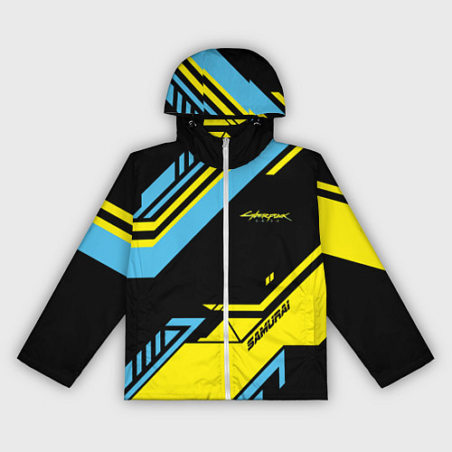 Женская ветровка Cyberpunk 2077: Samurai / 3D-Белый – фото 1