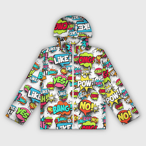 Женская ветровка Pop art Fashion / 3D-Белый – фото 1