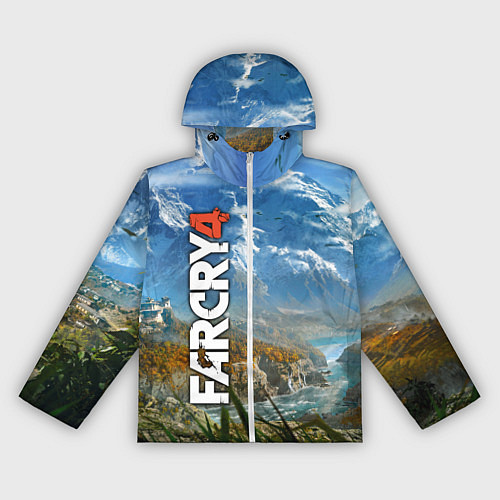 Женская ветровка Far Cry 4: Ice Mountains / 3D-Белый – фото 1