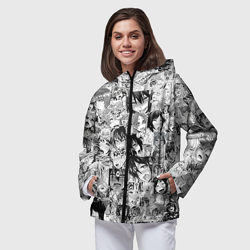 Женская ветровка AHEGAO / 3D-Черный – фото 3