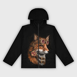 Ветровка с капюшоном женская Королевский лис, цвет: 3D-черный