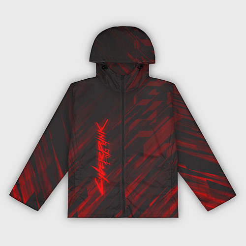 Женская ветровка Cyberpunk 2077: Red Breaks / 3D-Черный – фото 1
