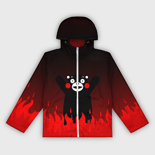 Женская ветровка Kumamon: Hell Flame / 3D-Белый – фото 1