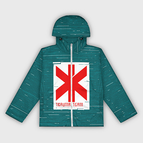 Женская ветровка Cyberpunk: Trauma Team / 3D-Белый – фото 1