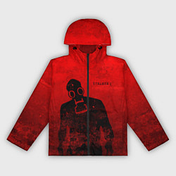 Ветровка с капюшоном женская STALKER 2, цвет: 3D-черный