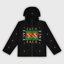 Ветровка с капюшоном женская FACE GG Style, цвет: 3D-черный