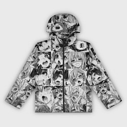 Ветровка с капюшоном женская Ahegao Babes, цвет: 3D-черный