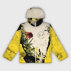 Ветровка с капюшоном женская TOP: Chlorine, цвет: 3D-белый